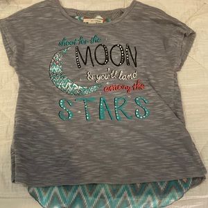 Brand:self esteem,size:girls large, color:gray